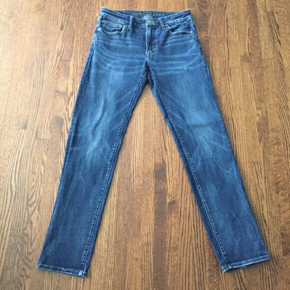 AMERICAN EAGELE Slim Straight denim jeans sz 32 x 34 - Picture 1 of 8
